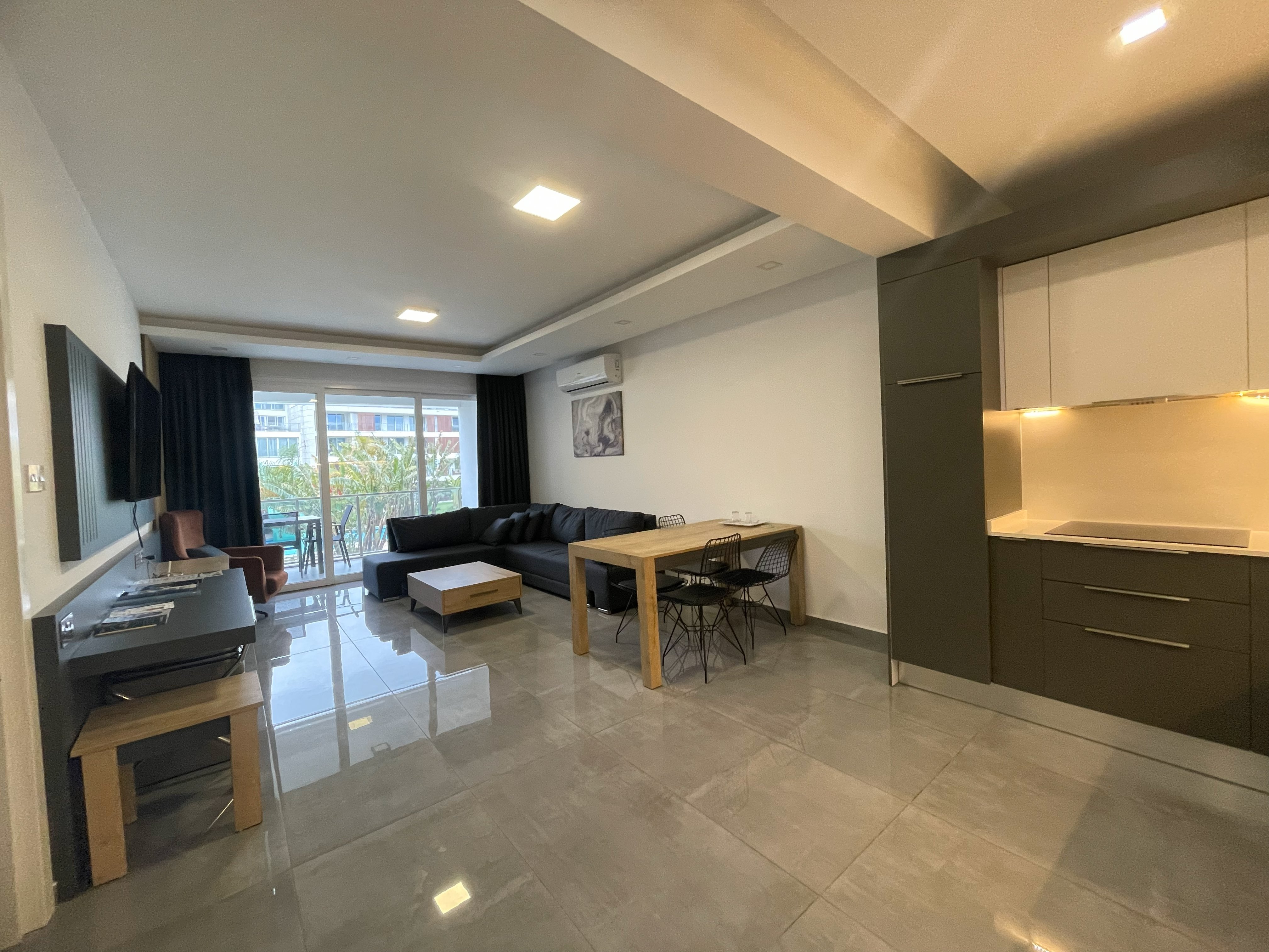 Deluxe 1+1 - Living Room with Kitchenette